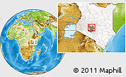Physical Location Map of TETU, highlighted country, highlighted grandparent region