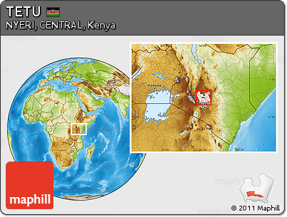 Physical Location Map of TETU, highlighted grandparent region