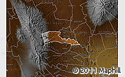 Physical Map of TETU, darken