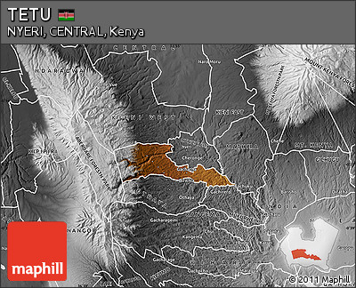 Physical Map of TETU, desaturated
