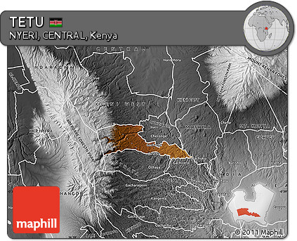 Physical Map of TETU, desaturated