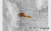 Physical Map of TETU, lighten, desaturated
