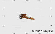 Physical Map of TETU, single color outside