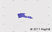 Political Map of TETU, cropped outside