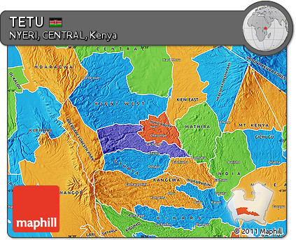 Political Map of TETU