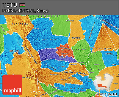 Political Map of TETU