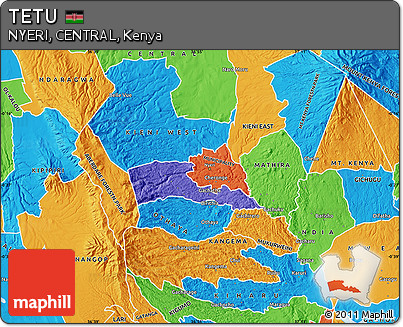 Political Map of TETU