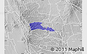 Political Map of TETU, lighten, desaturated