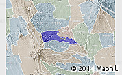 Political Map of TETU, lighten, semi-desaturated