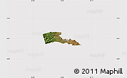 Satellite Map of TETU, cropped outside