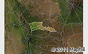 Satellite Map of TETU, darken