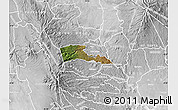 Satellite Map of TETU, lighten, desaturated