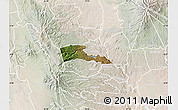 Satellite Map of TETU, lighten