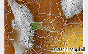 Satellite Map of TETU, physical outside
