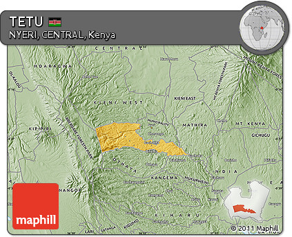 Savanna Style Map of TETU