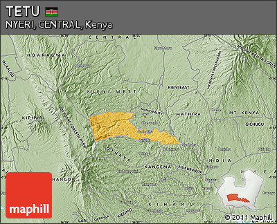 Savanna Style Map of TETU