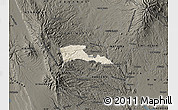 Shaded Relief Map of TETU, darken