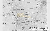 Shaded Relief Map of TETU, desaturated