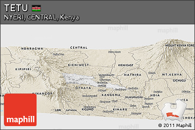 Classic Style Panoramic Map of TETU