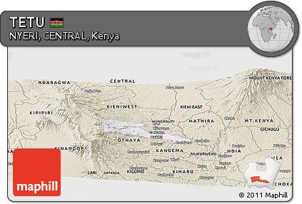 Classic Style Panoramic Map of TETU