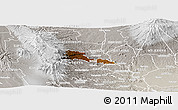 Physical Panoramic Map of TETU, lighten, semi-desaturated