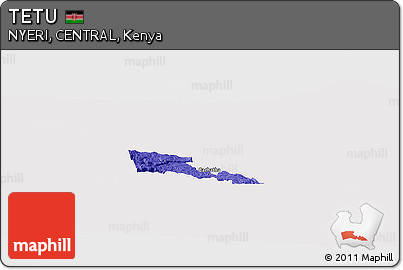Political Panoramic Map of TETU, cropped outside