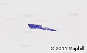 Political Panoramic Map of TETU, cropped outside