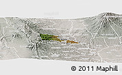 Satellite Panoramic Map of TETU, lighten, semi-desaturated