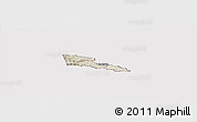 Shaded Relief Panoramic Map of TETU, cropped outside
