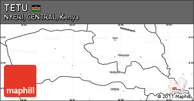 Blank Simple Map of TETU