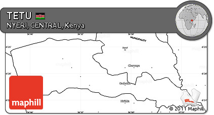 Blank Simple Map of TETU
