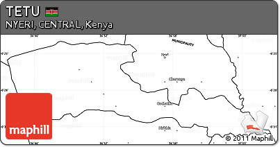 Blank Simple Map of TETU