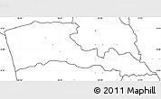 Blank Simple Map of TETU, no labels