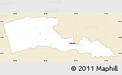 Classic Style Simple Map of TETU, single color outside