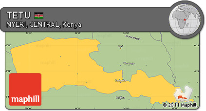 Savanna Style Simple Map of TETU