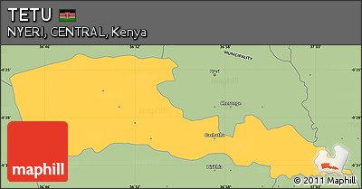 Savanna Style Simple Map of TETU