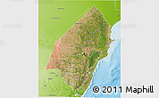 Satellite 3D Map of KILIFI, physical outside