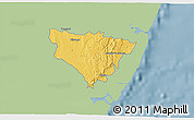 Savanna Style 3D Map of KALOLENI, single color outside