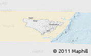 Classic Style Panoramic Map of KALOLENI, single color outside