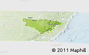 Physical Panoramic Map of KALOLENI, lighten
