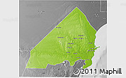 Physical 3D Map of MALINDI, desaturated