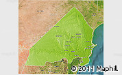 Physical 3D Map of MALINDI, satellite outside