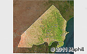 Satellite 3D Map of MALINDI, darken