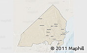 Shaded Relief 3D Map of MALINDI, lighten