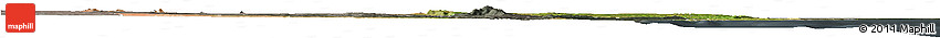Satellite Horizon Map of MALINDI, darken, semi-desaturated