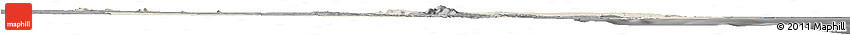 Shaded Relief Horizon Map of MALINDI, darken, desaturated