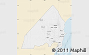 Classic Style Map of MALINDI, single color outside