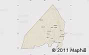 Shaded Relief Map of MALINDI, cropped outside