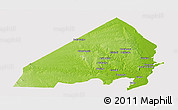 Physical Panoramic Map of MALINDI, cropped outside