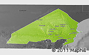 Physical Panoramic Map of MALINDI, darken, desaturated